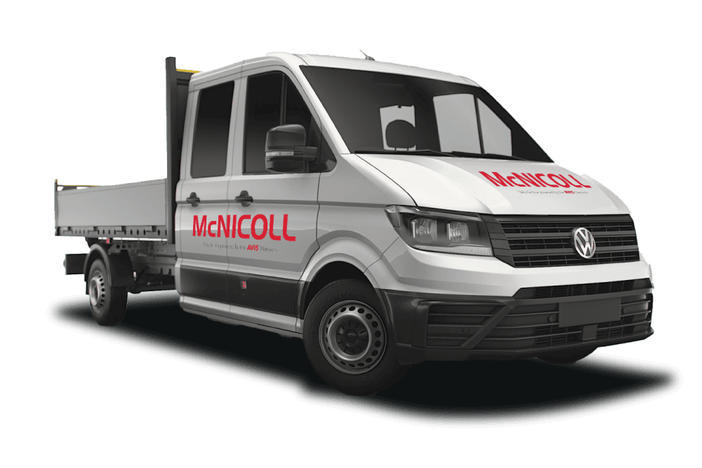 Volkswagen Crafter Double Cab Tipper Hire from McNicoll